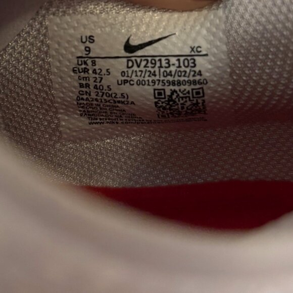 NEW Nike G.T. Cut 3 -White/Obsidian Sport Red (DV2913-103) - Picture 9 of 9